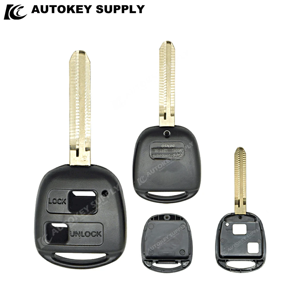 AutokeySupply For 2 Button Remote Key Shell AKTYS229-1