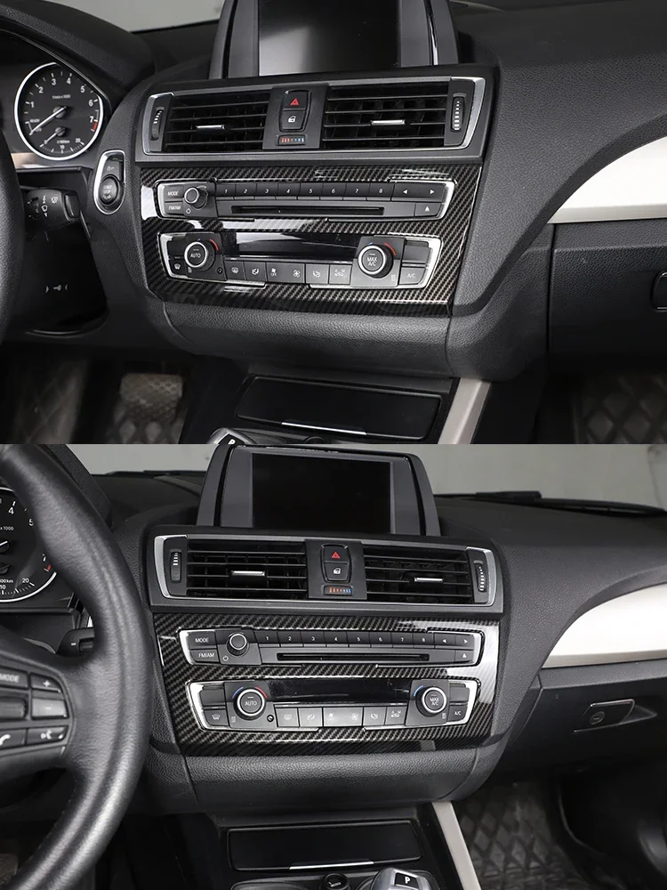Auto Mittelkonsole Klimaanlage Modus AUTO A/C Panel Rahmen Abdeckung Trim Für BMW 1 2er F20 F21 F22 F23 2012-2018 Zubehör – Detail 6
