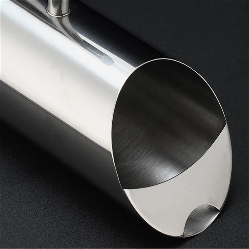 1.8L أباريق مياه الفولاذ المقاوم للصدأ الماء الساخن والبارد بطة بيل وعاء سعة كبيرة النار الزجاج كوكتيل البيرة الجمجمة الزجاج ويسكي #3