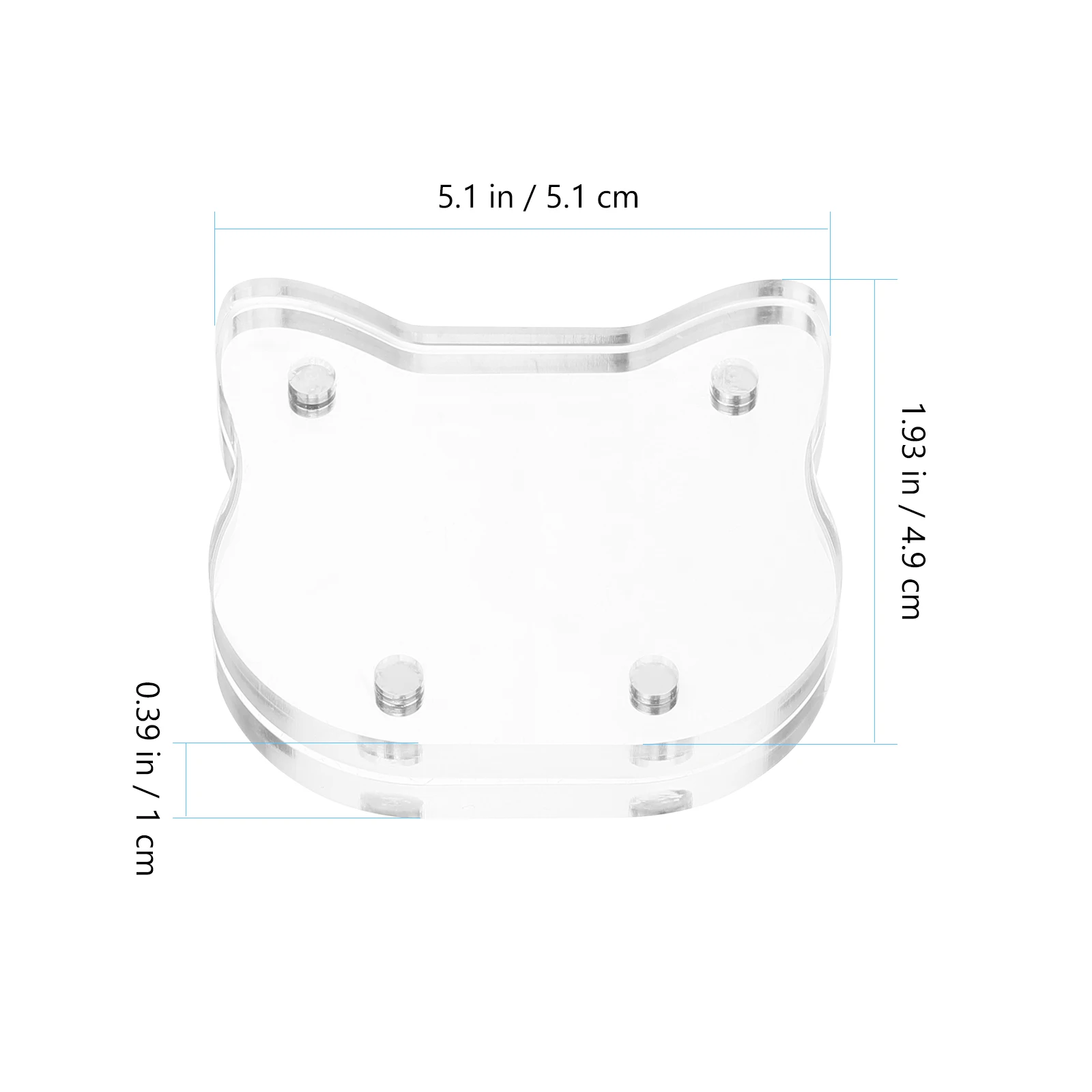 

4pcs Clear Magnetic Photo Frames for Hanging Pictures Decoration Mini Fridge Magnets Strong Transparent Picture Frame Ornaments