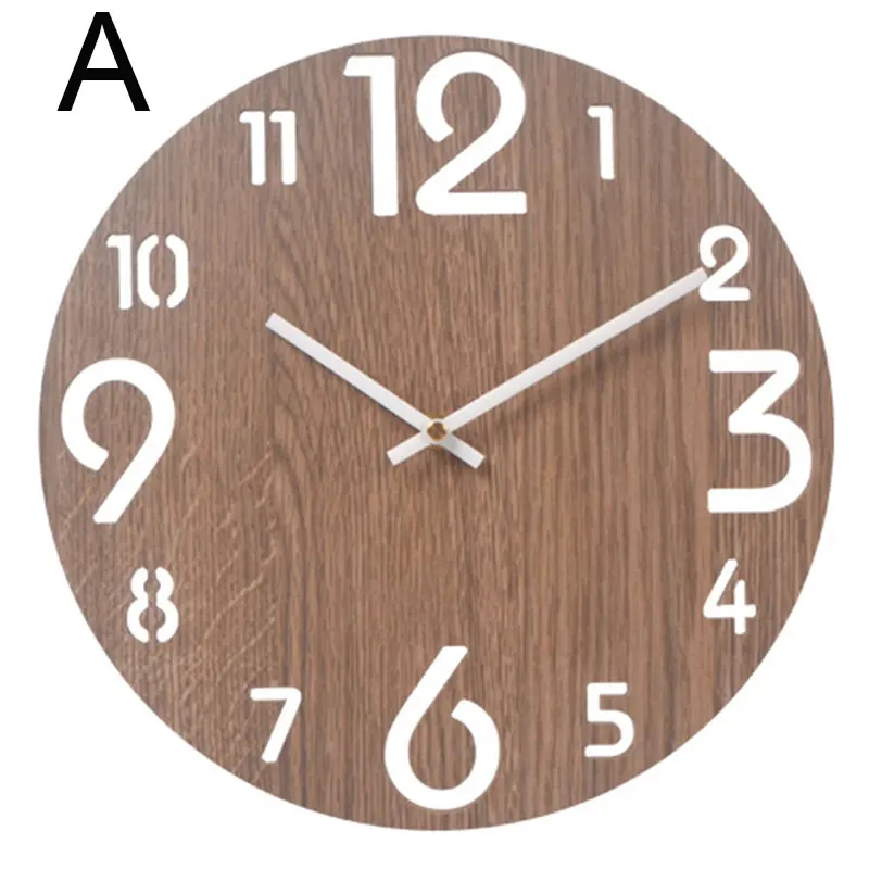 Modern Simple Creative Wall Clocks Non-Ticking Easy to Read Wall Clocks for Home Decoration Necessity