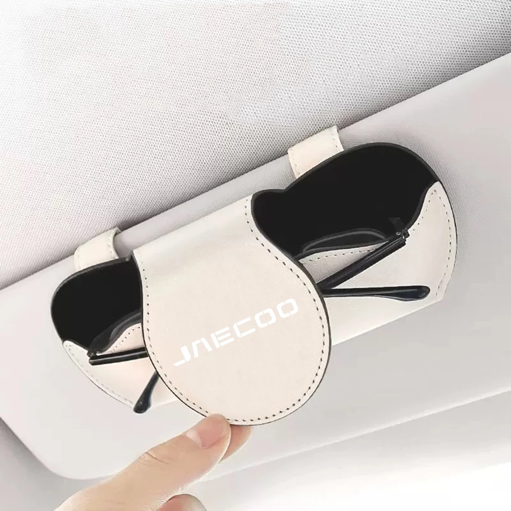 

Car Sunglasses Holder Case Sun Visor Glasses Box Clip Eyeglasses Storage for CHERY JAECOO J7 J8 Car accwssories