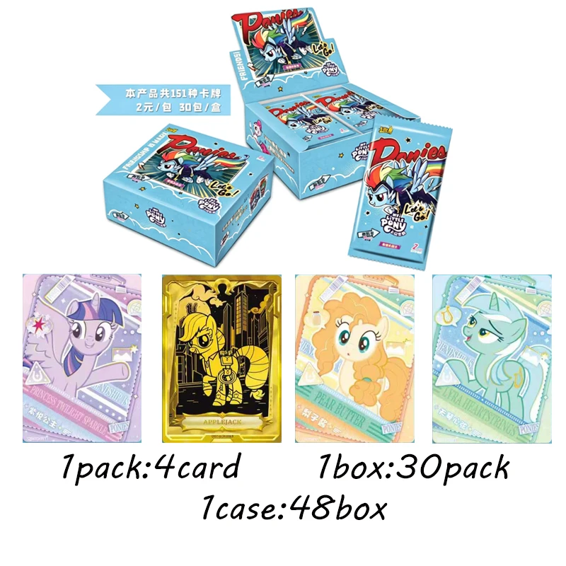 Wholesale KAYOU My Little Pony Friendship Eternal Shadow Fun Pack Wave 7 Full Box Rare Anime Trading Cards