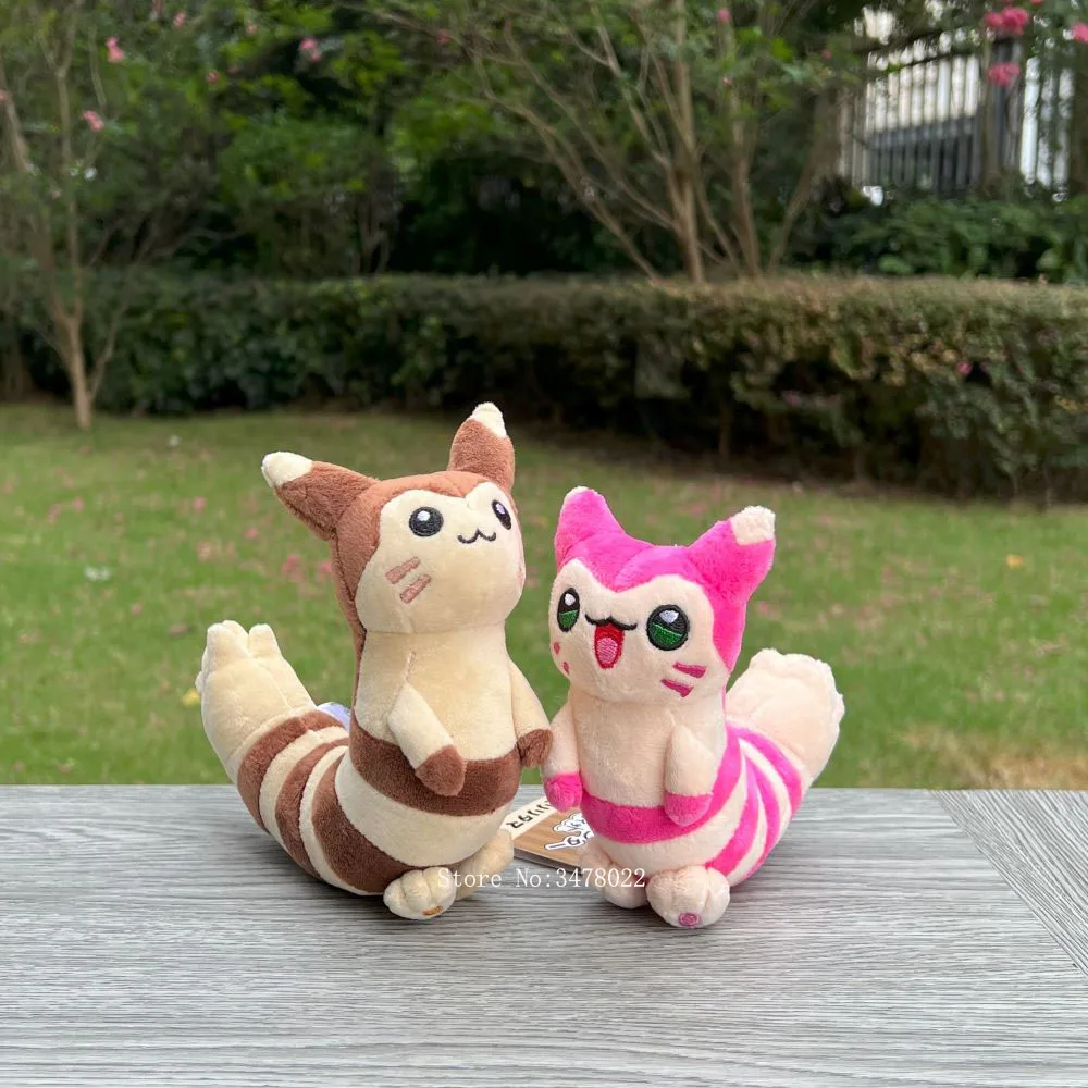 Cute Pokemon Plush Toy Shiny Furret Fit Stuffed Toys Soft Doll