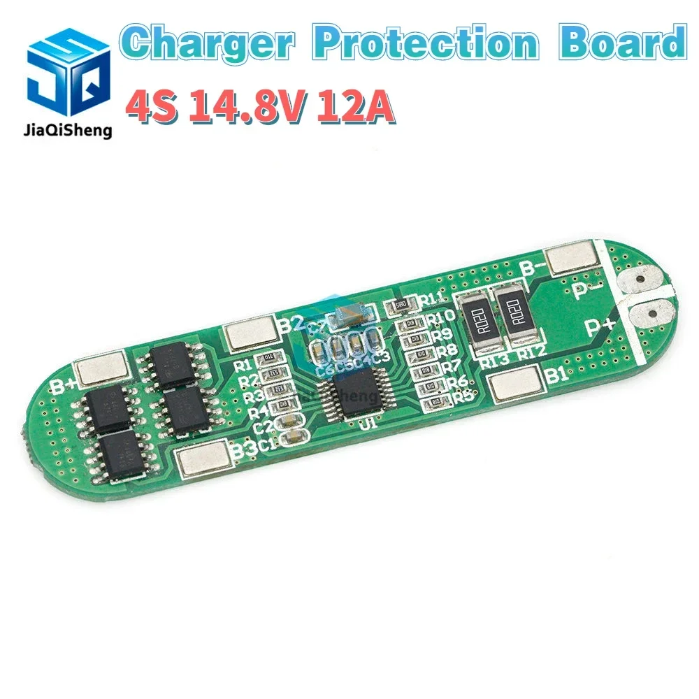 4S 14.8V 12A Li-ion Lithium Battery 18650 Charger Protection Board 16.8V