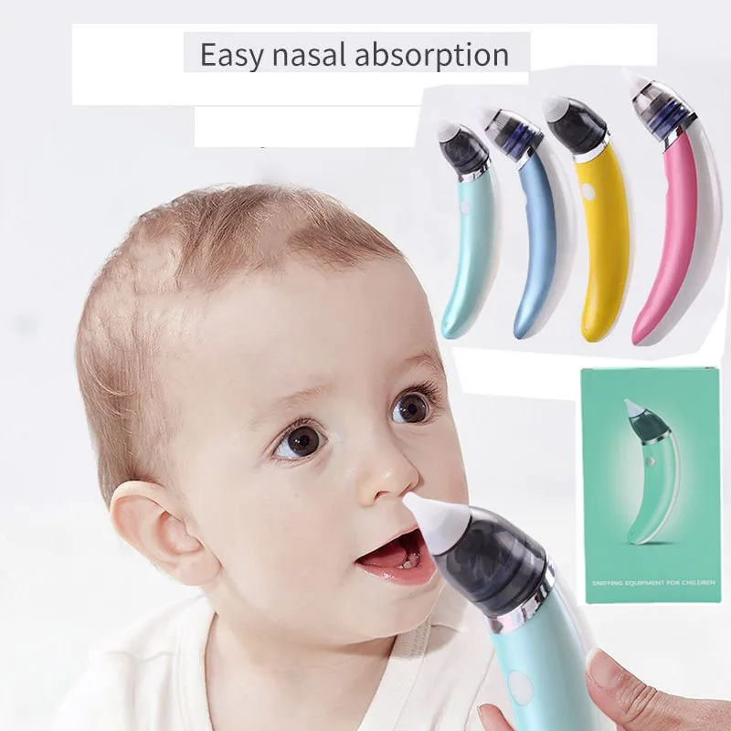 

Newborn Baby Hygiene Care Tools 5 Levels Suction Electric Nose Sucker For Boys Girls Automatic Obstruction Rhinitis Nose Cleaner