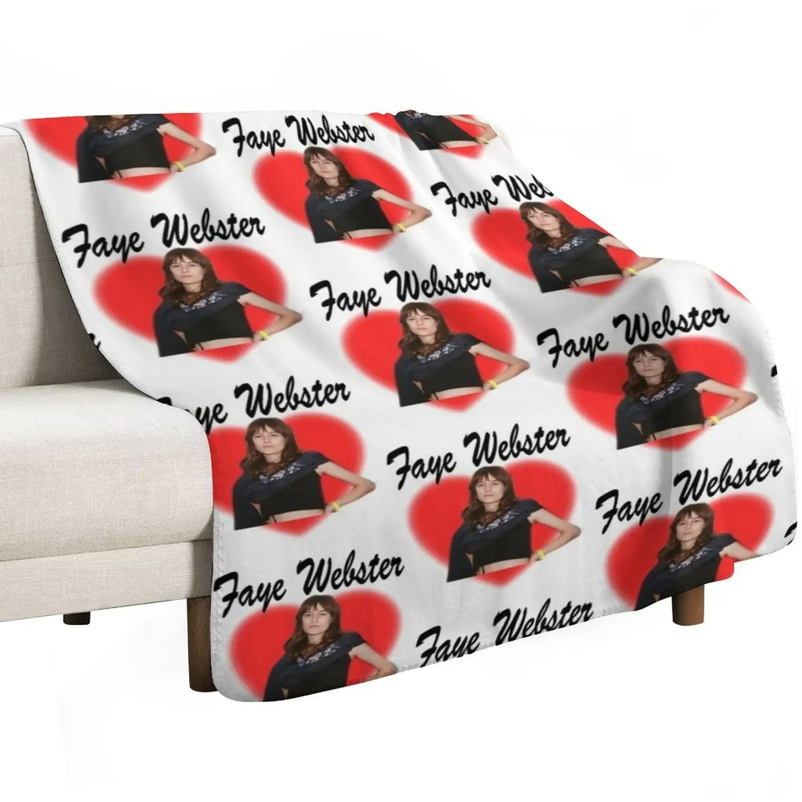 

Faye Webster Throw Blanket manga Decorative Throw valentine gift ideas Retros Blankets