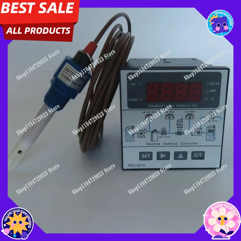 Hot Sale Water Treatment Reverse Osmosis System Using Panel Water Tester Controller ROC 2315 with Plastic Probe