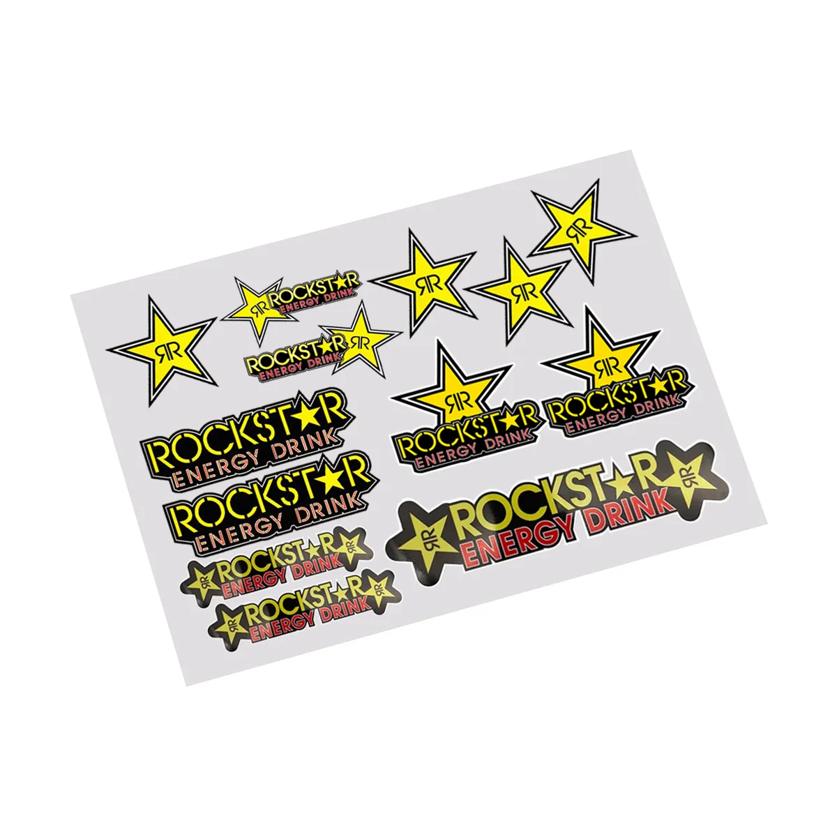 AliExpress NONE Rockstar Energy Graphic Vinyl Adhesive Sticker Decal Fits Motocross Motorcycle BIKE