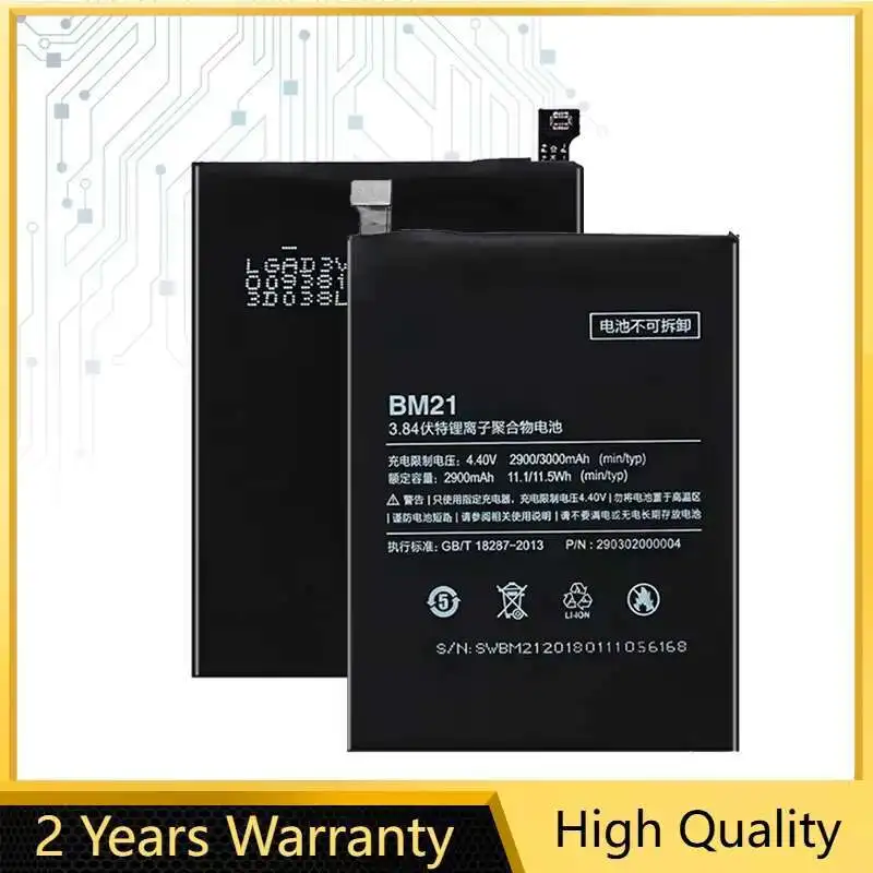 

Replacement BM21 For Xiaomi mi Note Mobile Phone Battery Eco-Friendly