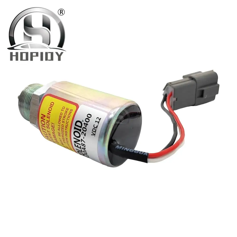

For 30A87-20400 30A87-10044 Flame-out solenoid valve Excavator oil cut-off solenoid valve