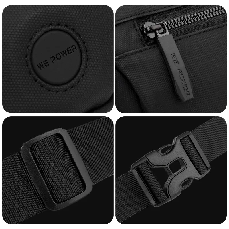 Nieuwe herenborsttas - dagelijkse sport-outdoor crossbodytas - veelzijdige kleine handtas met één schouder - casual heuptas