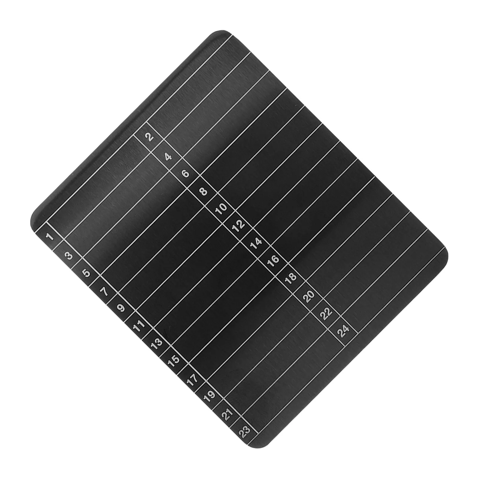 Cryptocurrency Wallet Stainless Steel Dual Side Fireproof Seed Phrase Storage Plate 1-24 Word Secure Bitcoin Recovery Black