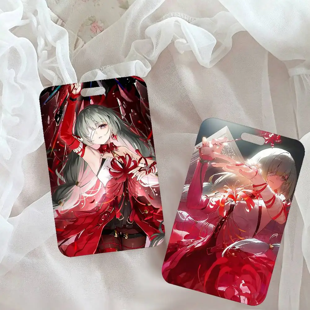 Game Phrolova NFC Contactless Sliding Card Sleeve For Student Cards, Bus Cards, ID Cards, And Work Permits