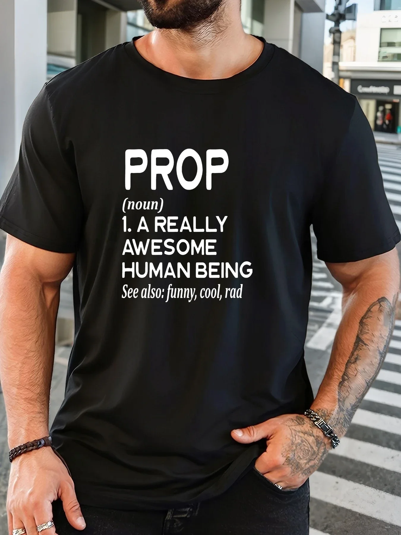 

100% pure cotton summer casual creative letter-printed round-neck short-sleeved T-shirt for men's clothing 2025 new T-shirt