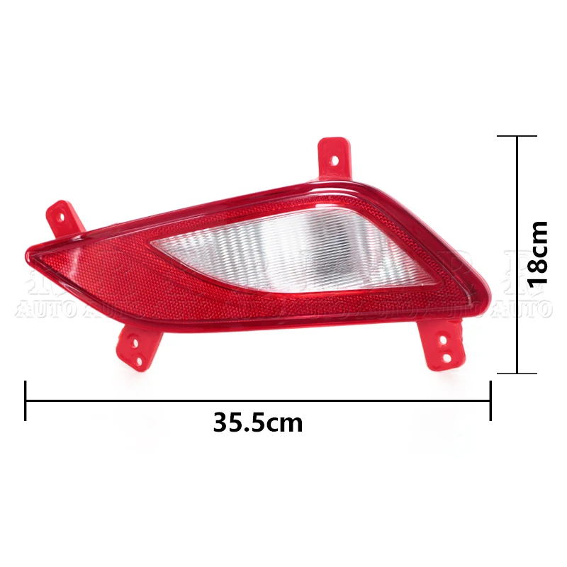 Rear Bumper Brake Lamp Assembly Rear Fog Light Warming Reflector Stop Lamp Warning Lamp For Car For JAC Refine S3 2Generation