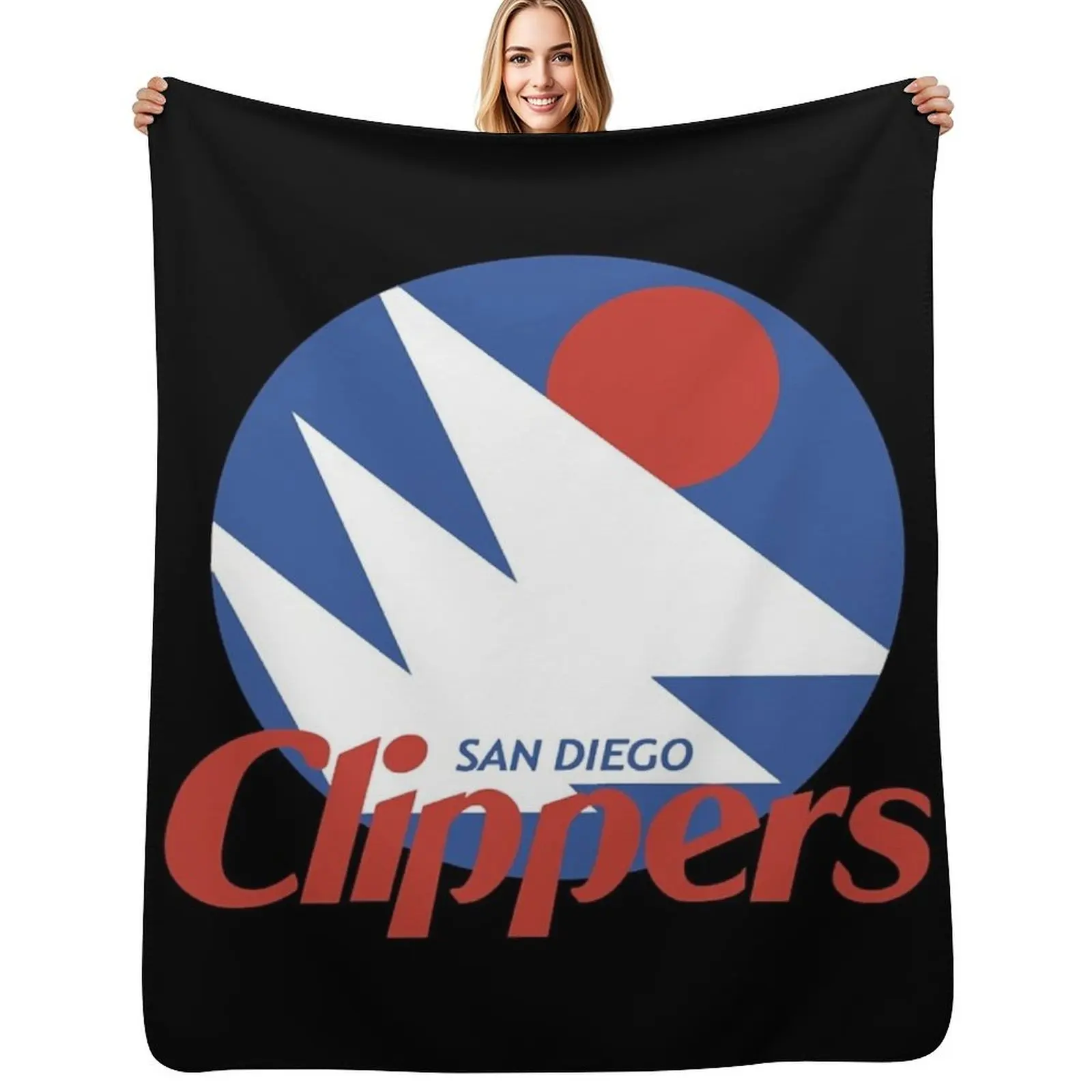 Clippers-san diego Throw Blanket cosplay anime Blankets For Baby Custom Stuffeds Flannels Designers Blankets
