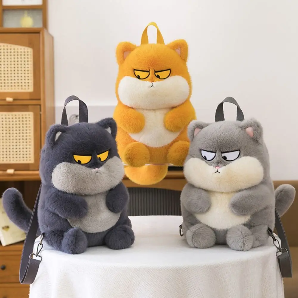 Puppy Animals Cat Backpack Large Capacity Little Cat Shoulder Bag 35cm Cute Cartoon Schoolbag Outdoor