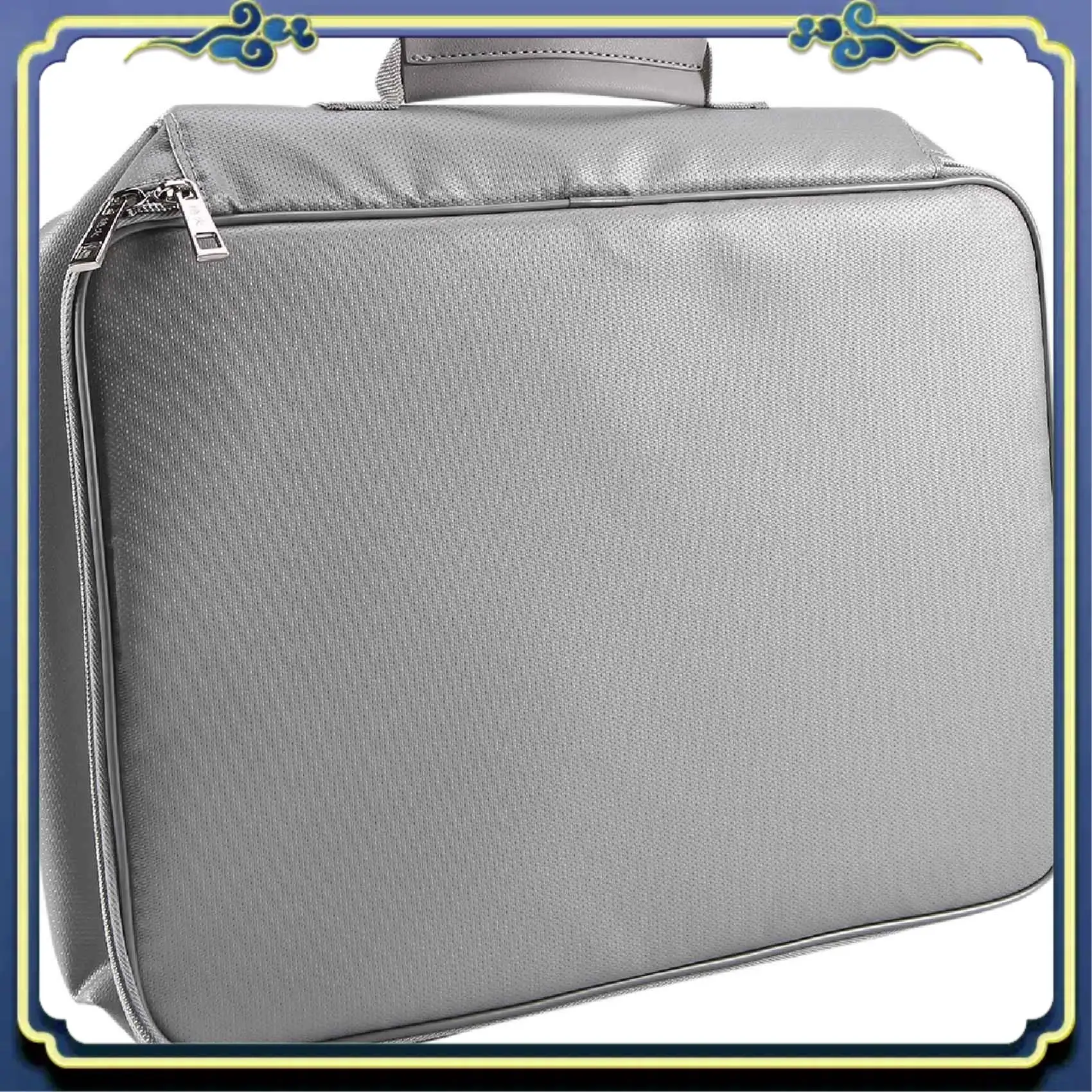 

A86P-Огнестойкая сумка для хранения документов, водонепроницаемая сумка для хранения документов IPX4, защитные аксессуары на молнии, для делового дома