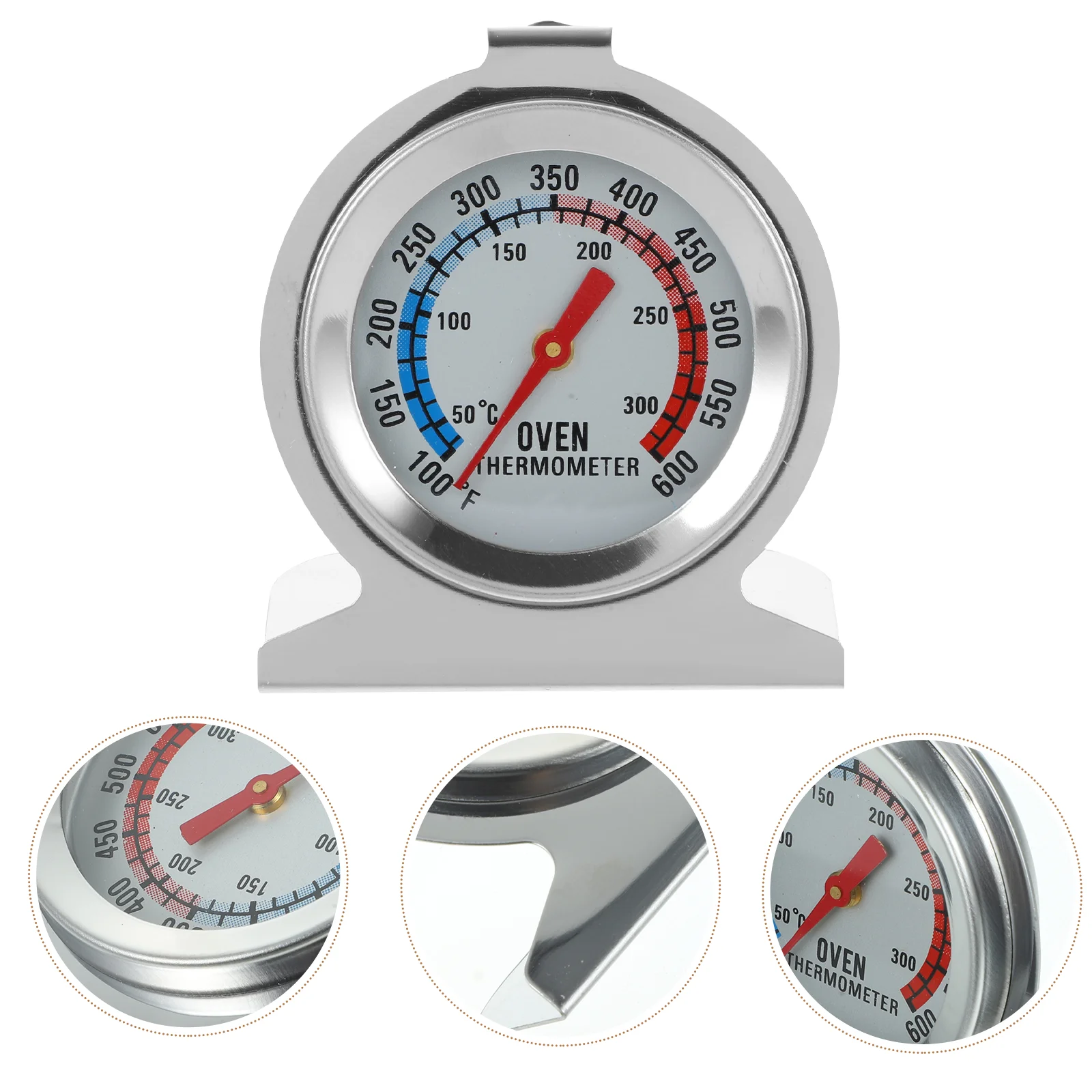 

Oven Thermometer Temperature Gauge for Electric Cooking Digital Meat Food Frying Thermometre Stainless Steel Baking