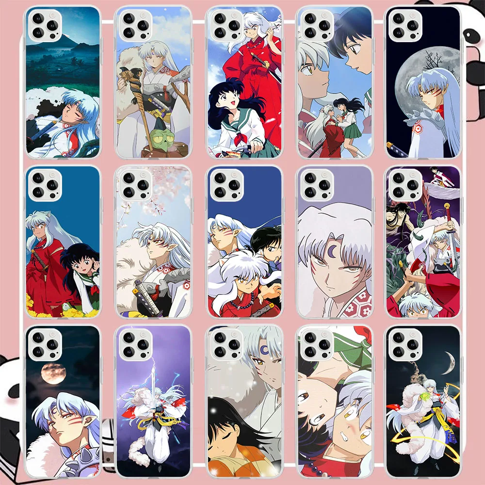 BK-28 Inuyasha Silicone Case For Moto G G62 G04 G24 G42 G32 G23 G22 G14 G84 E32 G72 G71 G73 G32 G34 E22S G85