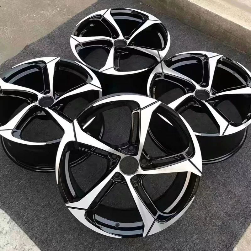 Automotive Cast Alloy Wheel Assembly, Gallop‑Style R1817 18 Inch Rims Available In 5X112 5X114.3 5X108 Aftermarket Specs