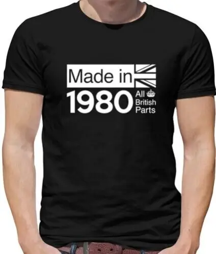 

All British Parts 1980 - Mens T-Shirt - 43rd Birthday Gift - Present - Ideas 43