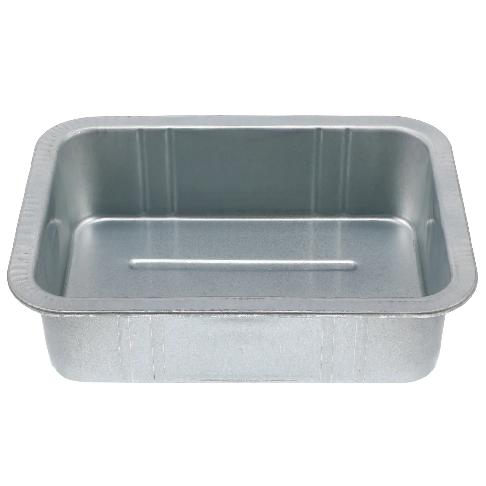 

5L Professional Oil Drain Pan Deep Pot Capacity 5L Car Owners Essential Fluid Change Tool Silver Oil Drain Pan