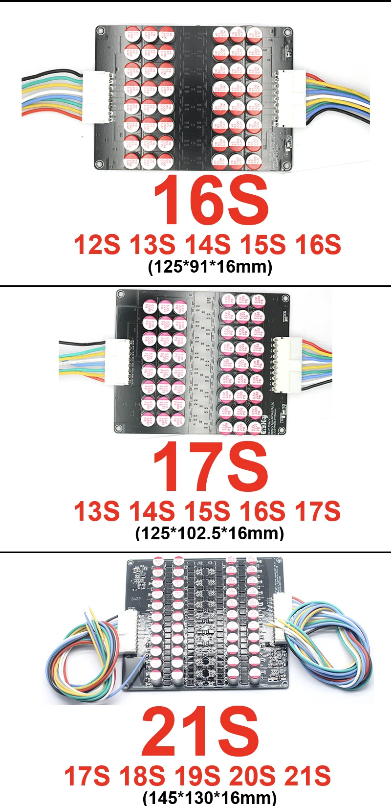 1A 3A 5A 6A التوازن ليثيوم أيون Lifepo4 بطارية ليثيوم LTO نشط المعادل موازن المجلس مكثف 3S 4s 5s 7S 8S 10S 16S 20S BMS