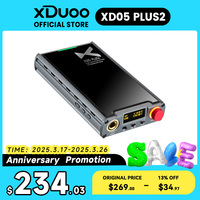 XDUOO XD05 PLUS 2 Portable DAC Headphone Amplifier AK4493SEQ PCM384KHZ/DSD256 MQA Bluetooth 5.1 UAC1.0/UAC2.0 Decoder Amplifier