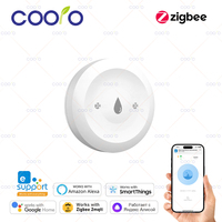 Ewelink Zigbee Smart Water Leak Sensor Flood Detector Remote Monitoring for Kitchen/Bathroom Support Home Assistant Zigbee2mqtt