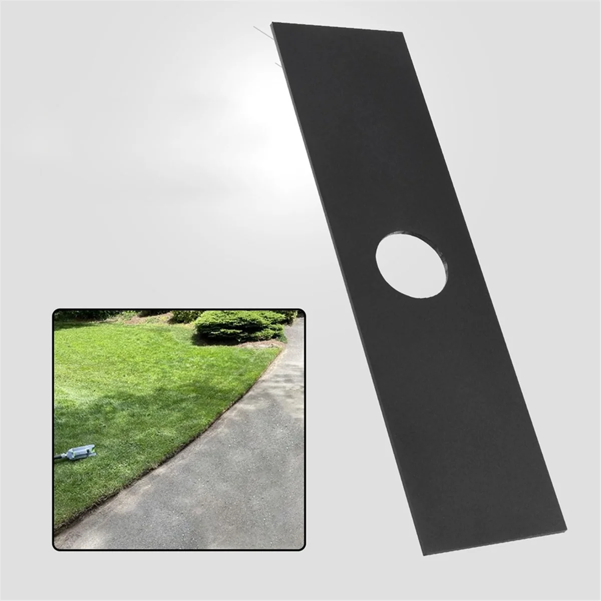 AA89 8 Inch X 2 Inch Edger Blade/Convertible Edger Attachment Compatible for Greenworks Pro 80V Edgers ED48L4410, ED40L410