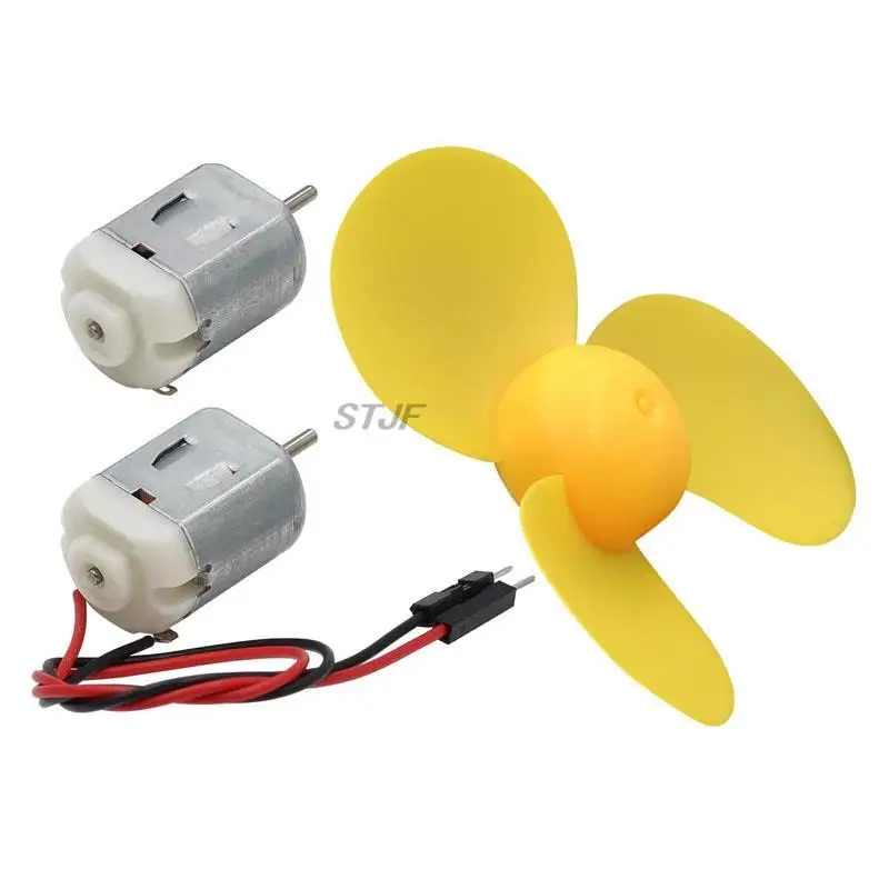 Single micro 130 little motor 4WD motor DC small motor medium motor /72MM propeller