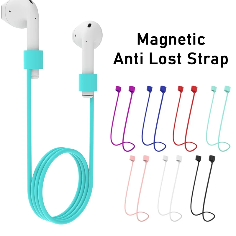 70cm Anti Lost Strap Silicone Rope Earphone Holder Cable for AirPods Pro 1/2/3 Bluetooth Earphones Anti-Lost Strap Cord String