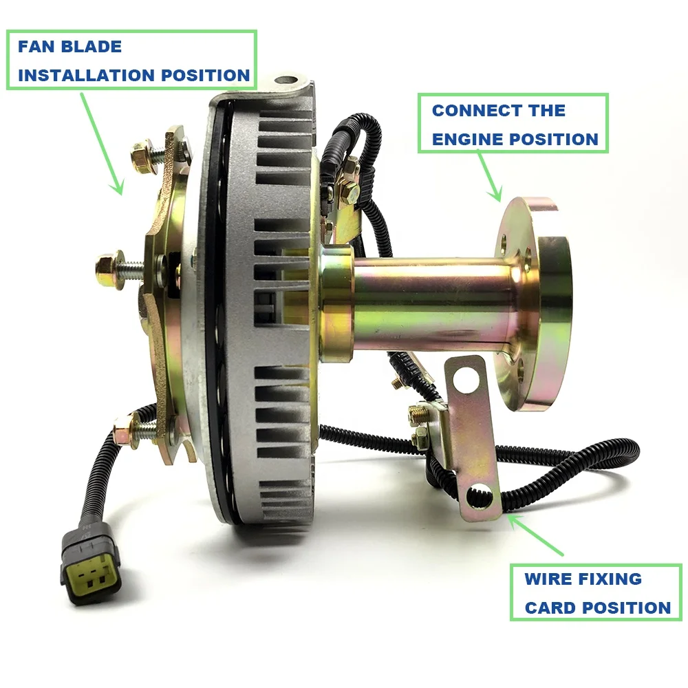 Engine Cooling Parts Electromagnetic Radiator Fan Clutch for Dongfeng Heavy  Truck ISBE A20200812 00003 1308075-K44J0