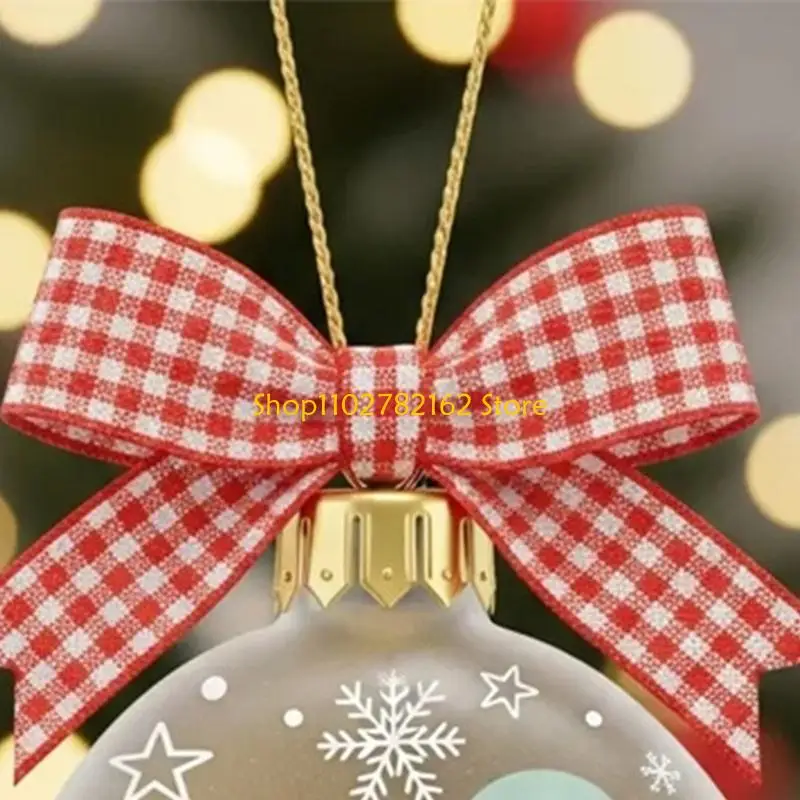 

547B Christmas Themed Vehicle Decoration Acrylic Car Ornament Holiday Decors Pendant