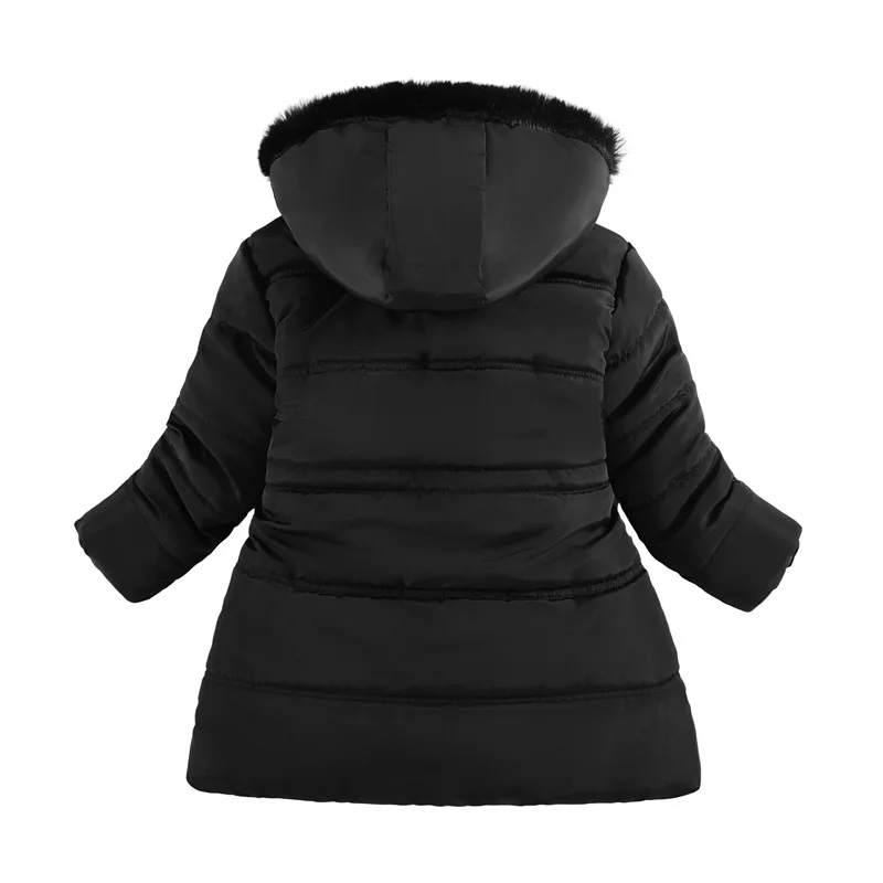 Veste d'hiver en coton pour enfants, nouvelle tendance, commerce extérieur, édition moyenne et grande, ceinture à boutons, taille fleur de prunier