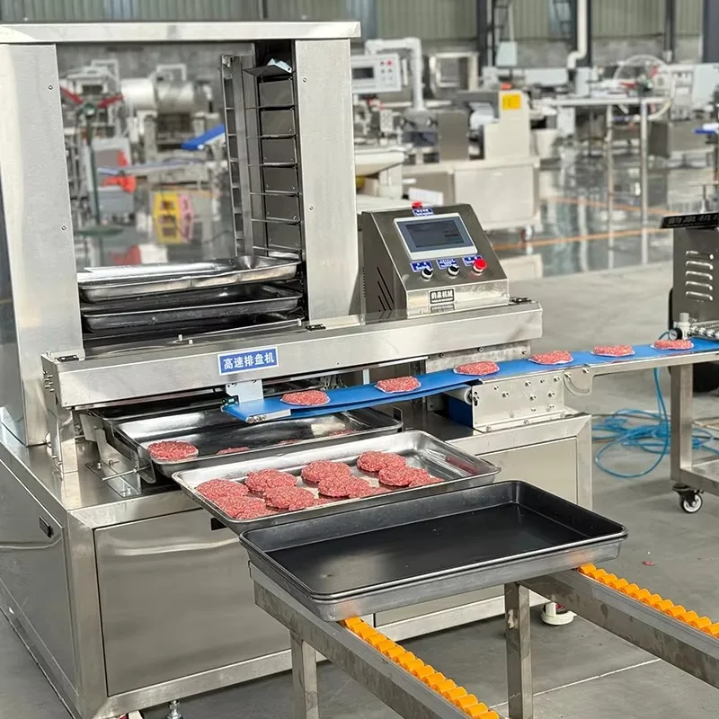 

Nugget Falafel Meat Korean Burger Jamaica Chicken Patty Make Small Maker Hamburger Machine Commercial Machine for Meat Pie