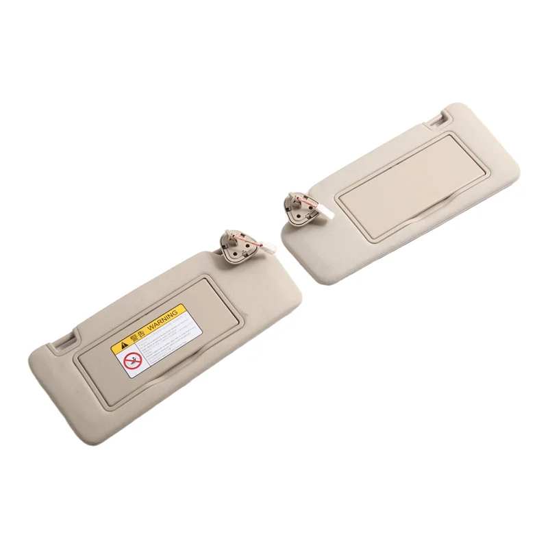 

Car Left Right Sun Visor With Make-Up Mirror Beige For Zotye T700 T800