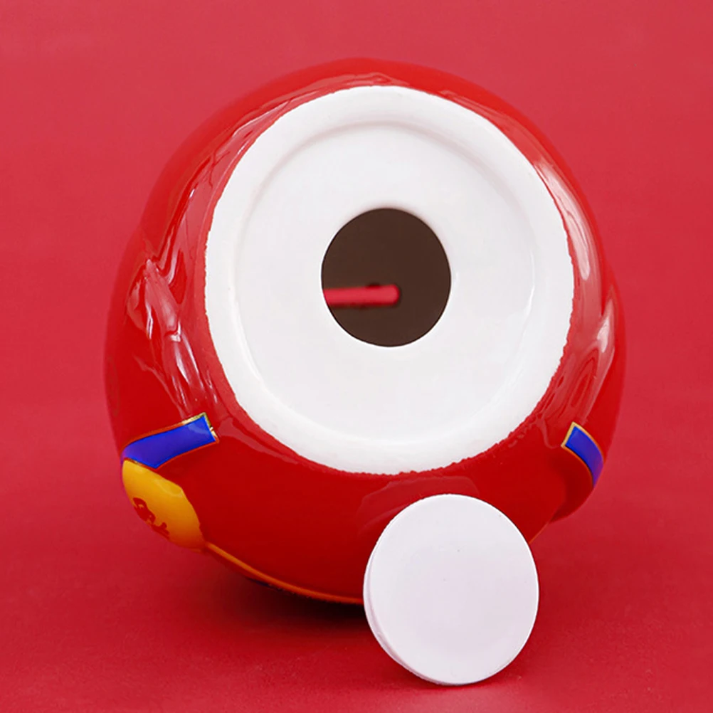 

Ceramic Fortunate Rabbit Piggy Bank Bunny Coin Storage Jar Desktop Decorative Saving Box for Home Use Bunny Fortunate Rabbit