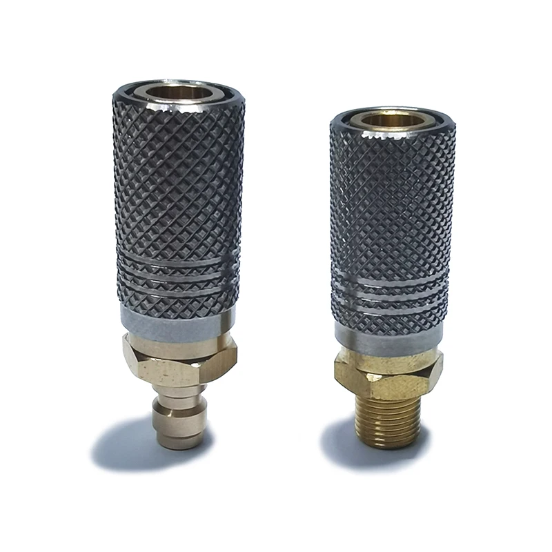 Verlängertes Hochdruck-Luftfüllventil, 8mm Schnellkupplungsadapter 1/8BSPP(G1/8) 8mm Außengewinde – Detail 8