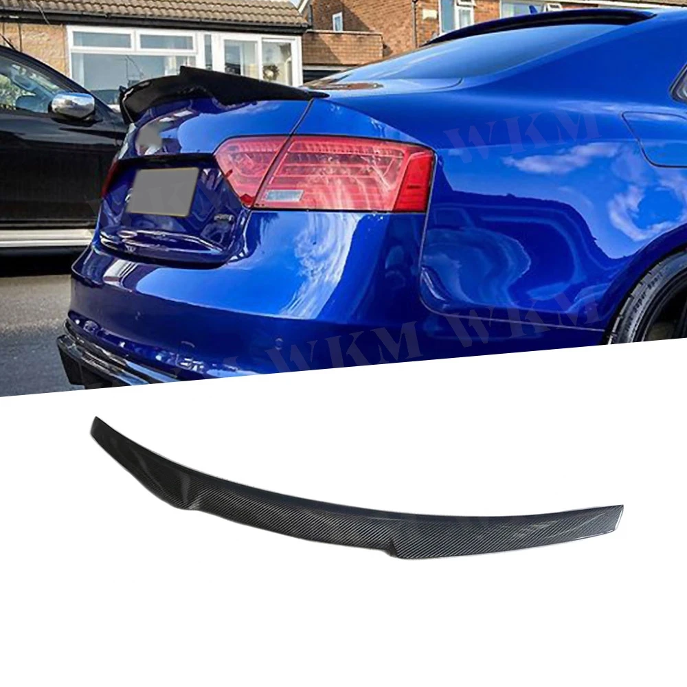 

For Audi S5 B8 B8.5 Coupe 2011+ Car Styling Rear Spoiler Boot Trunk Wings Bodykits High Quality