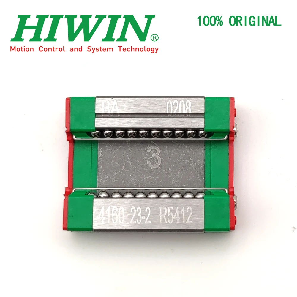 HIWIN Original Genuine MGN12 MGN12C Miniature Linear Guide Rail L=50-585mm+1pcs MGN12C Slider Block For 3D Printers CNC Parts