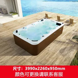 Luxury Multi Person Jacuzzi Bath Villa Household Thermostatic Surfing Swimming Pool Acrylic Independent Large Bubble Pool