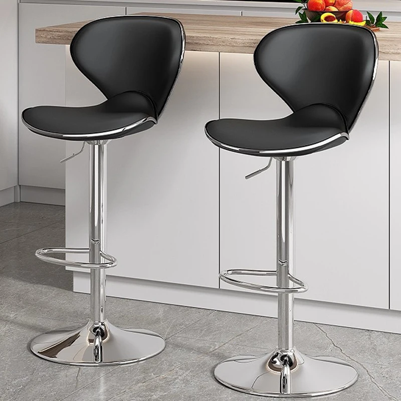 Bancos de bar profissionais para cabeleireiro, ergonômicos, estéticos, longos, de alumínio, computador, minimalista, chaise bar, móveis