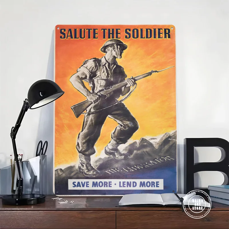 The Liberator WW2 Metal Poster Perfect Gift for Fans Lovers Customized Wall Art Metal Sign for Living Room Decoration Man Decor