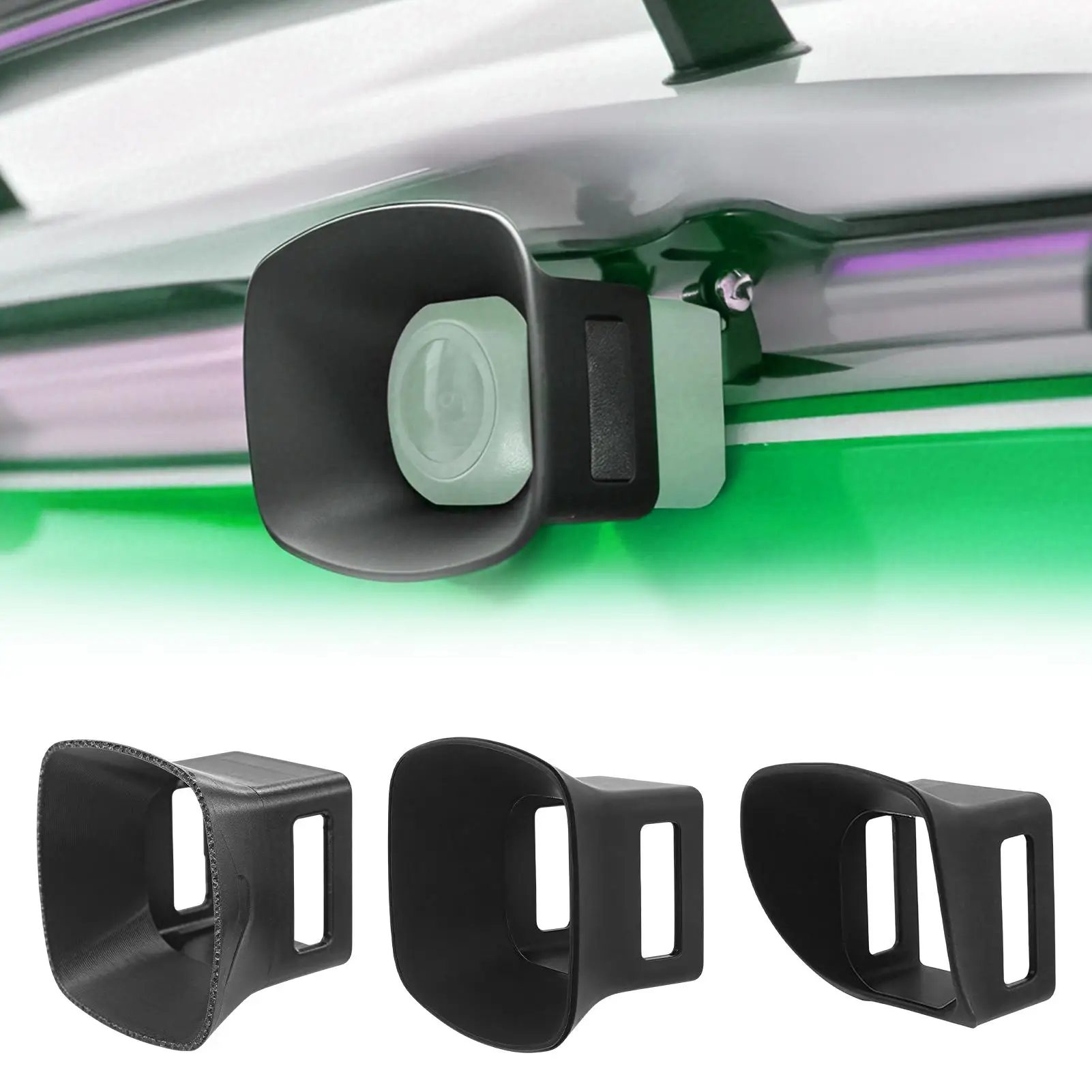 Car Rear Camera Rain Cover Universal Silicone Backup Camera Guard Dust Shield for Truck RV Vehicle Exterior Protection Trim
