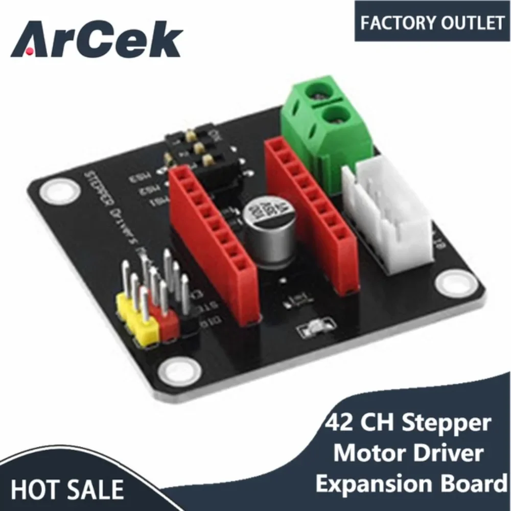 42 CH Stepper Motor Driver Expansion Board Stepper Drivers Module Modular DRV8825/A4988 for UNO R3 3D Printer