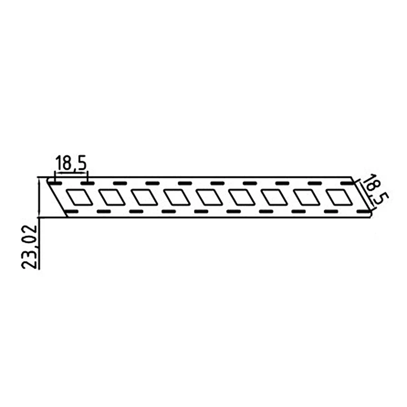 1 Meter 0.15*23.02*18.5mm Nickel Plated Strap Strip Spot Welding 18650 offset belt for lithium battery cell