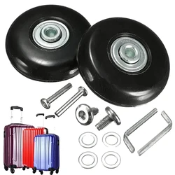 Universal Durable Casters Silent Repair Replacement Travel Luggage Wheel Suitcase Parts Axles Sliding Wear Resistant Flexible